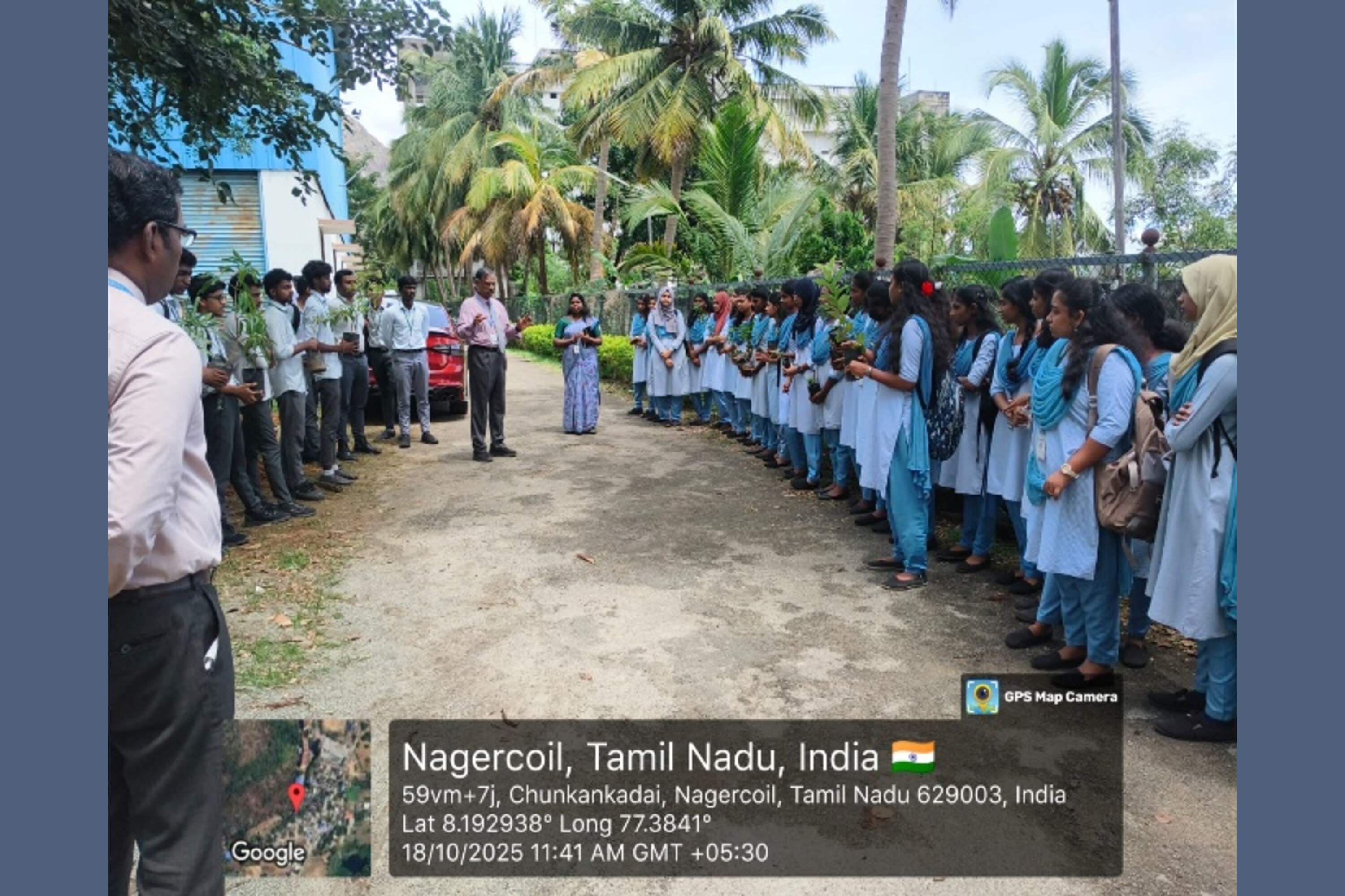 Tree Plantation at Near the Indoor Stadium, SXCCE
